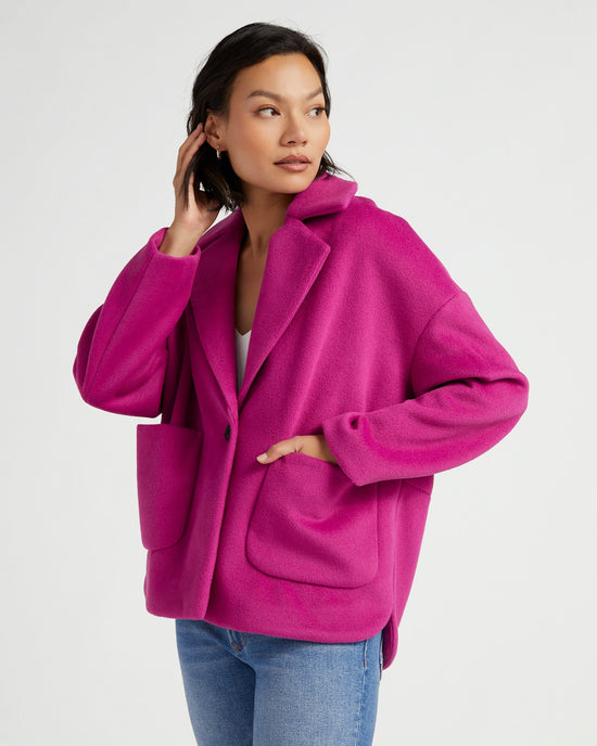 Purple Bougainvilliar $|& Molly Bracken Dressy Coat - SOF Front