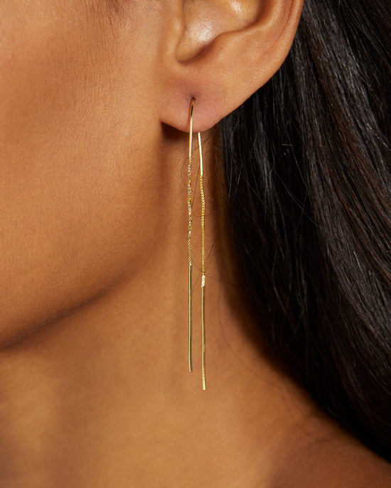 22k Gold Plated $|& Anuja Tolia Tug of War Earrings - SOF Detail