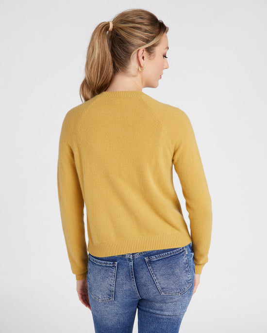 Gold Fusion $|& Minnie Rose Cashmere Crew Neck Sweater - SOF Back