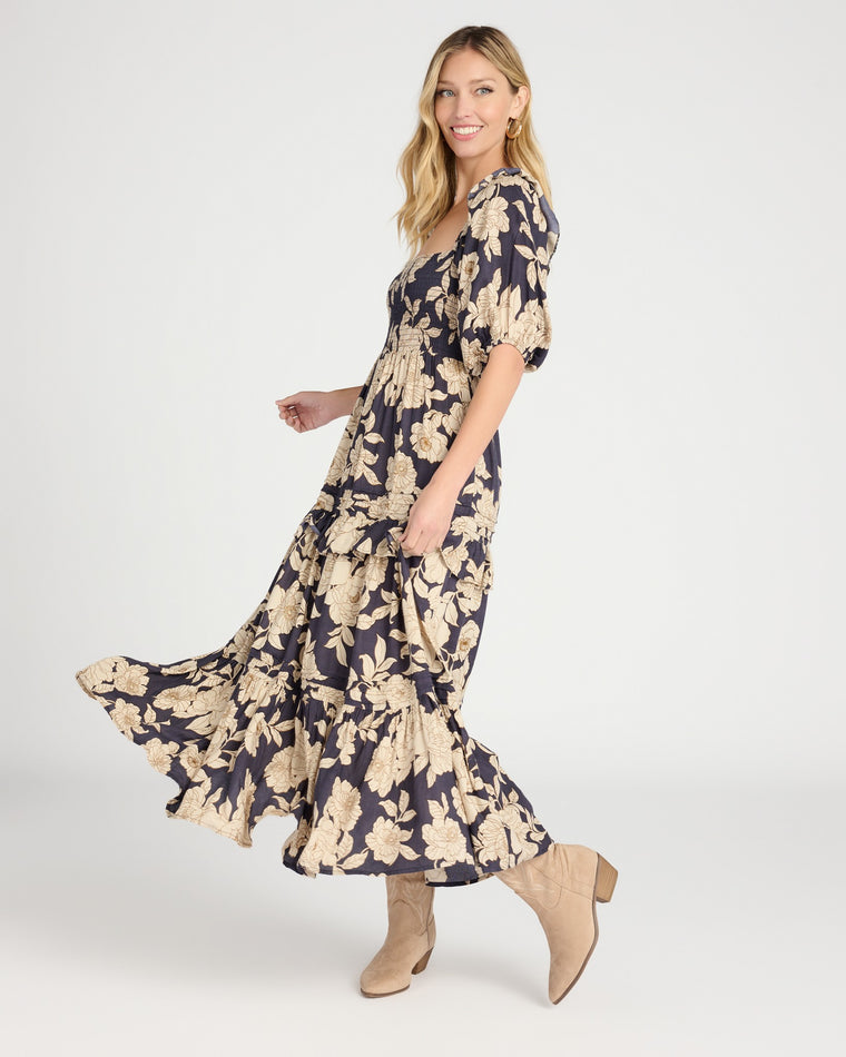 Slate $|& Saltwater Luxe Maddie Midi Dress - SOF Front