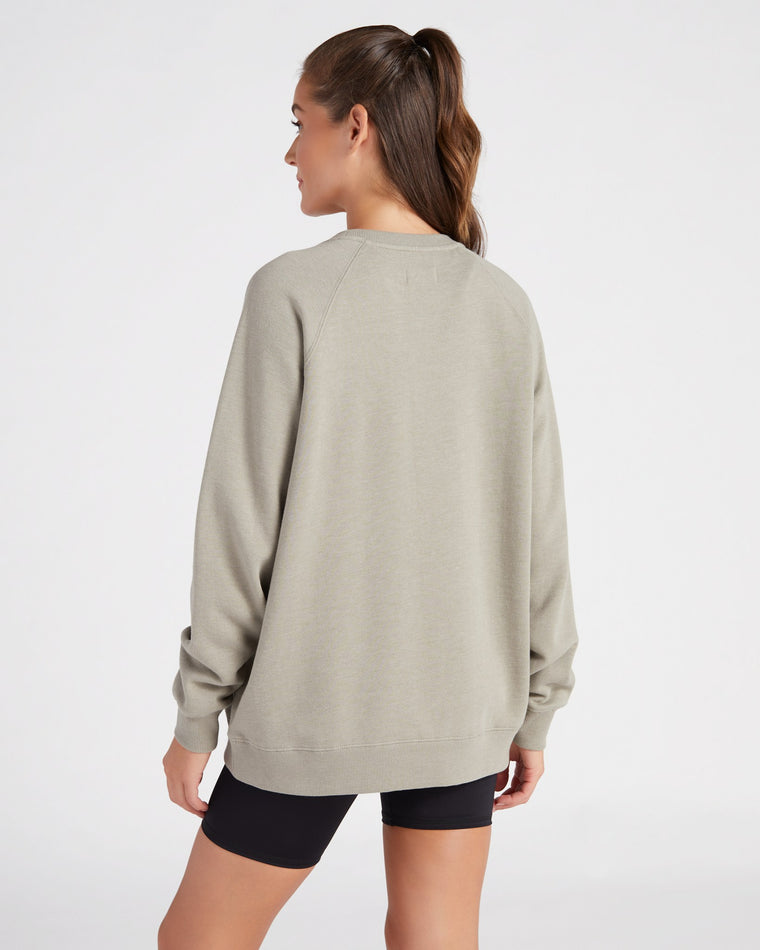 Light Olive $|& Thread & Supply Halftime Sweatshirt - SOF Back