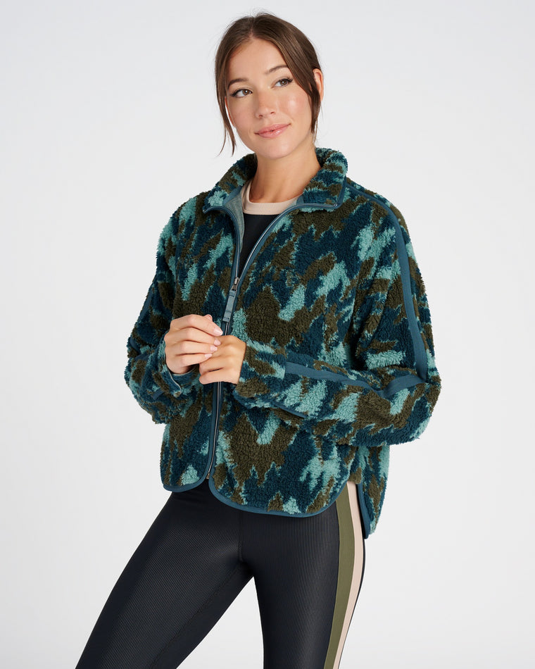 Teal Tree Camo $|& Thread & Supply Sequoia Jacket - SOF Front