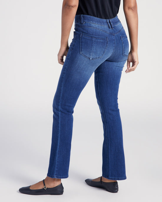 Blue $|& Democracy Absolution Itty Bitty Boot Jeans - SOF Back