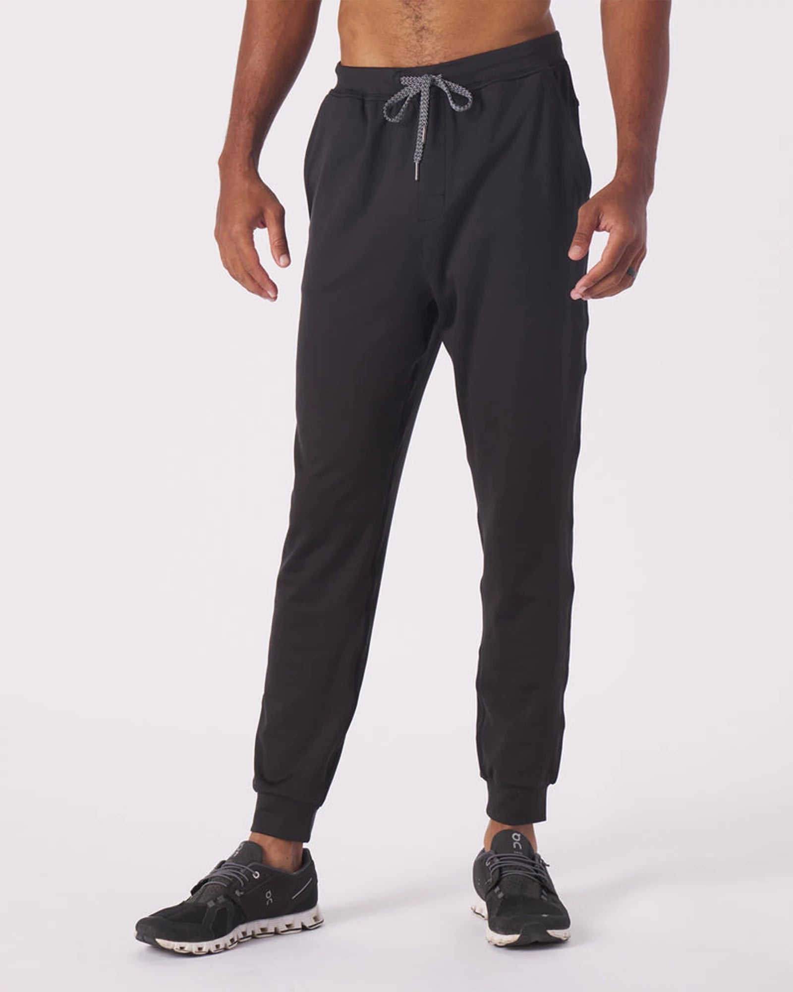 Black $|& Glyder Medalist Jogger - VOF Front
