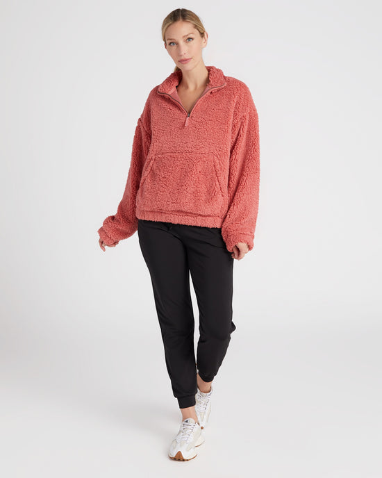 Red Brick Red $|& Thread & Supply Voyage Pullover - SOF Full Front