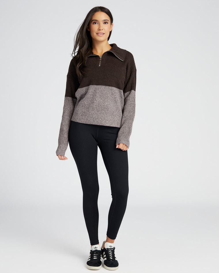 Dark Brown $|& Thread & Supply Marie Pullover - SOF Full Front
