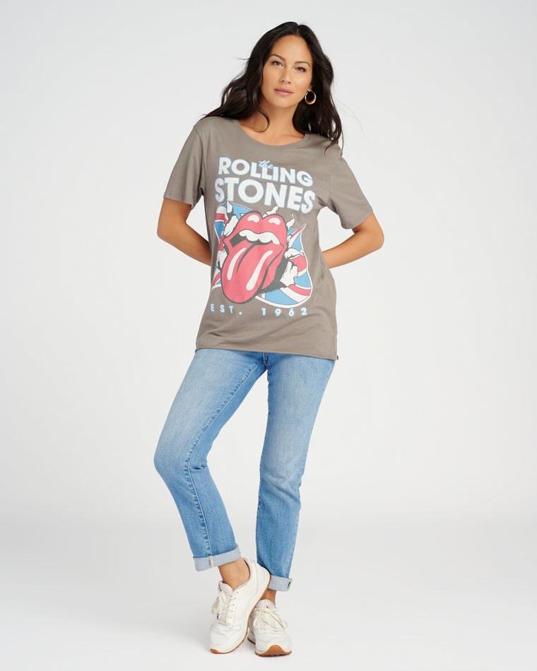 Steel $|& Recycled Karma Rolling Stones Est 1962 Graphic Tee - SOF Full Front