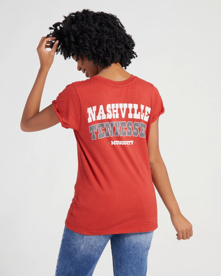 Chili Pepper $|& Recycled Karma Nash Tennessee Graphic Tee - SOF Back