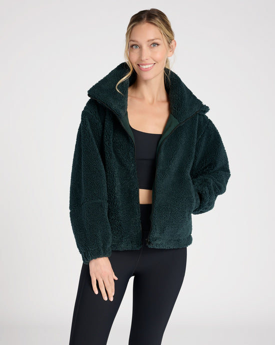 Magical Forest Green $|& Interval Aspen Zip Front Jacket - SOF Front