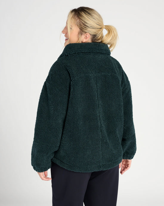 Magical Forest Green $|& Interval Aspen Zip Front Jacket - SOF Back