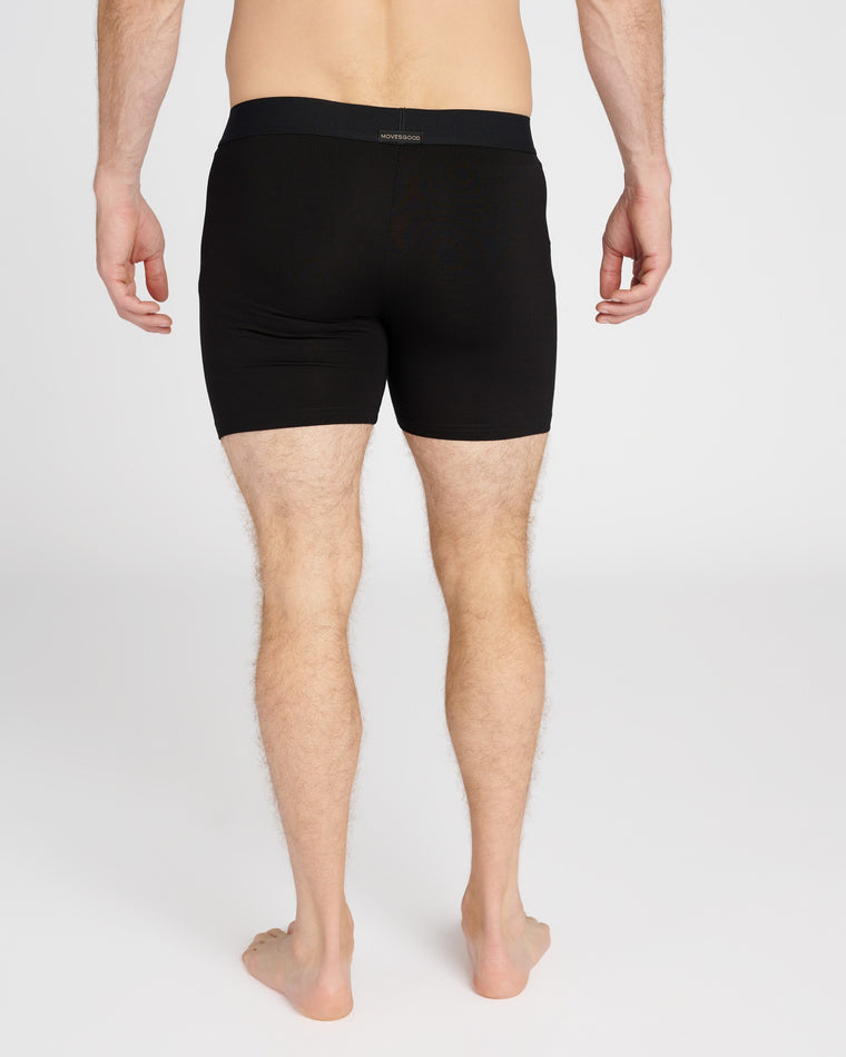 Black $|& MOVESGOOD 3 Pairs Athletic Trunk - SOF Back