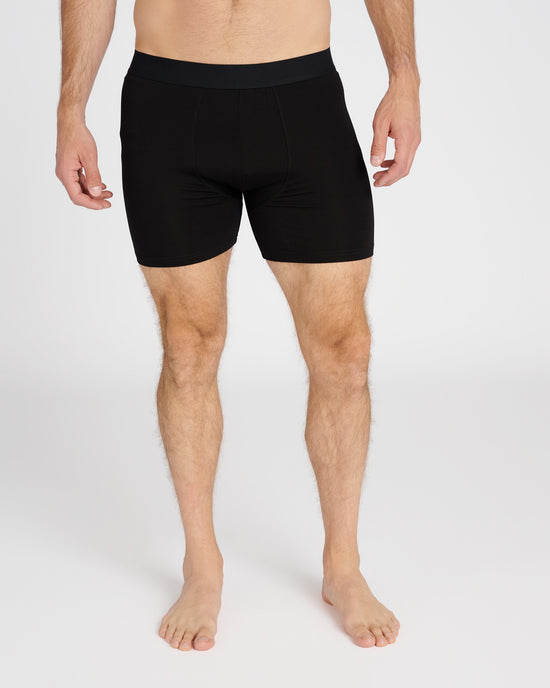 Black $|& MOVESGOOD 3 Pairs Athletic Trunk - SOF Front