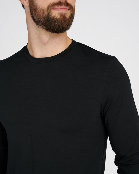 Black $|& MOVESGOOD Brad Long Sleeve Shirt - SOF Detail