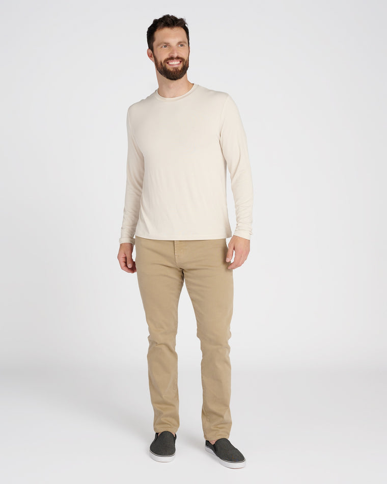 Kit White $|& MOVESGOOD Brad Long Sleeve Shirt - SOF Full Front