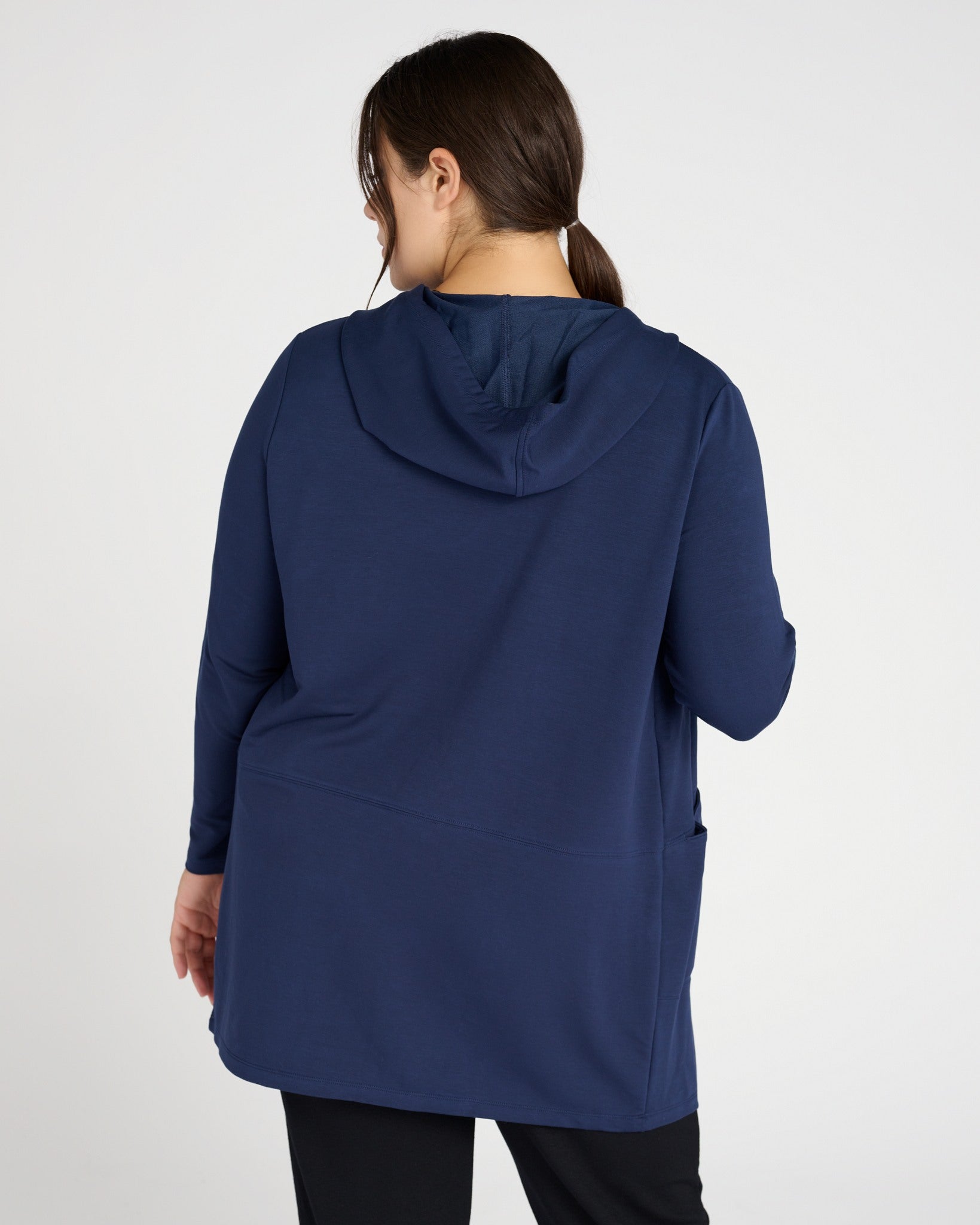 Blue Iris $|& Skechers SKECHLUXE Restful Hoodigan - SOF Back