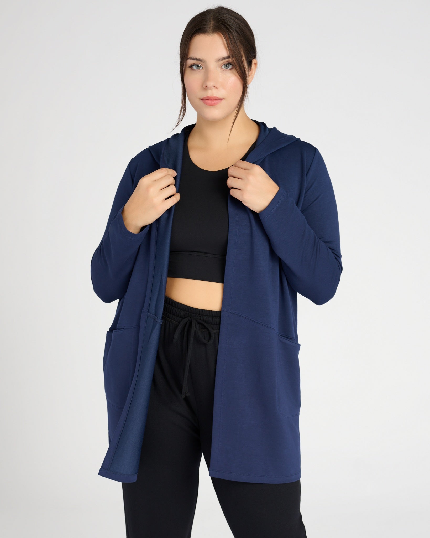 Blue Iris $|& Skechers SKECHLUXE Restful Hoodigan - SOF Front