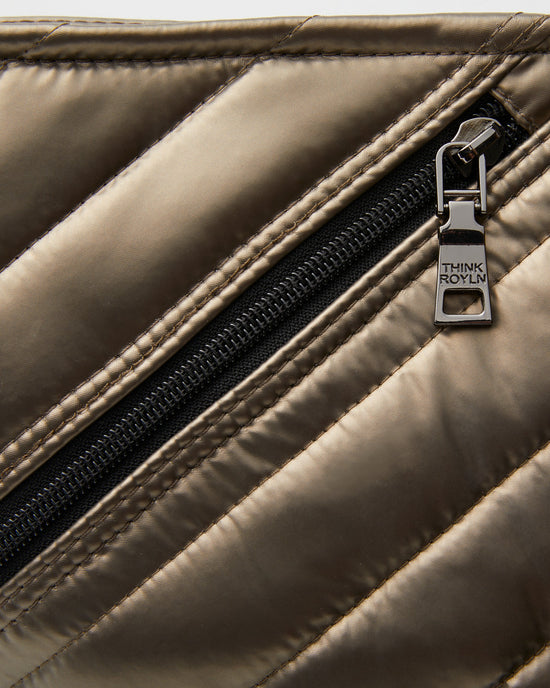 Pearl Pyrite $|& Think Royln Freebird Handbag - Hanger Detail