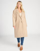 Lapeled Coat with Pockets in Plus