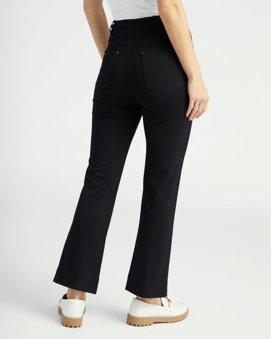 Black $|& Lysse Baby Bootcut Ankle Pant - SOF Back