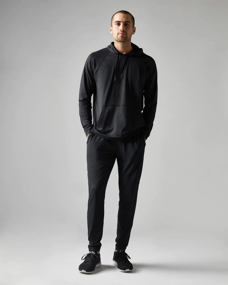Black $|& Rhone Out Of Office Jogger - VOF Front