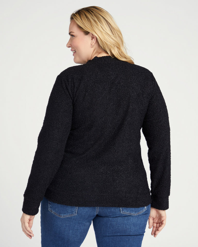 V-Neck Long Sleeve Top in Plus