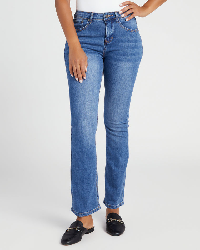Light Wash Blue Blue $|& Jaclyn Smith The Bootcut Jean - SOF Front
