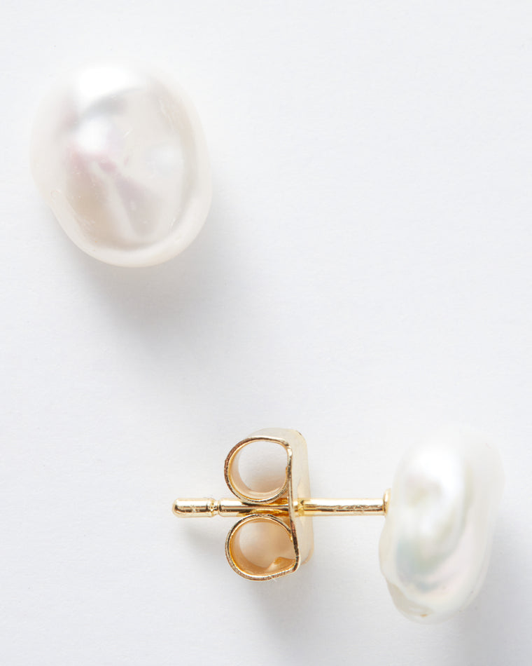 14 K Gold $|& Bryan Anthonys Grit Bold Stud Earrings - Hanger Detail