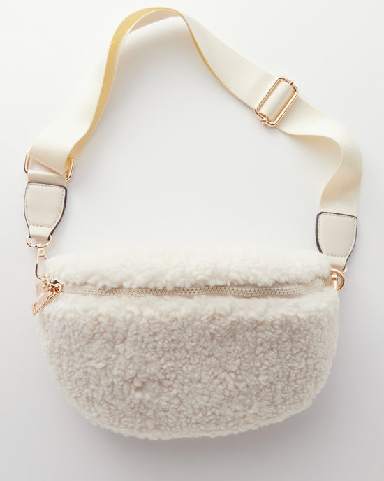 Off White $|& Jen & Co. Jesslyn Belt Bag - Hanger Front
