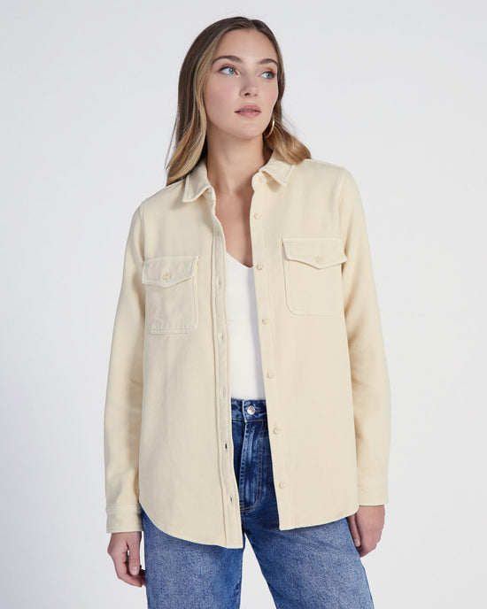 White Swan $|& Thread & Supply Brylee Shirt Jacket - SOF Front