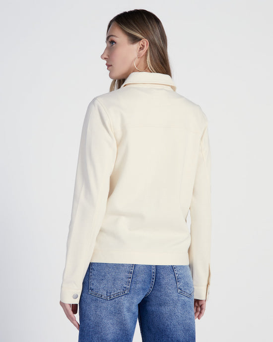 Ivory $|& Thread & Supply Amberleigh Knit Jacket - SOF Back