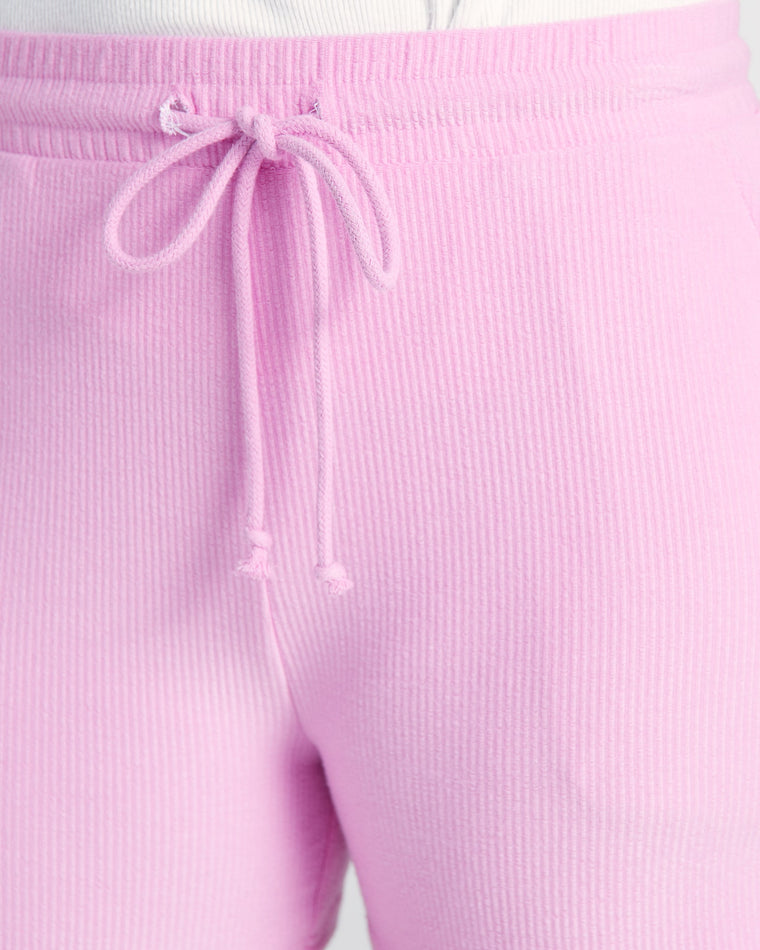 Hot Pink $|& Thread & Supply Ricky Shorts - SOF Detail