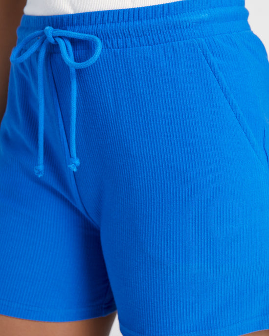 Cobalt $|& Thread & Supply Ricky Shorts - SOF Detail