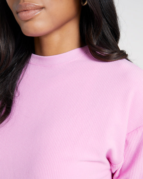 Hot Pink $|& Thread & Supply Ricky Tee - SOF Detail