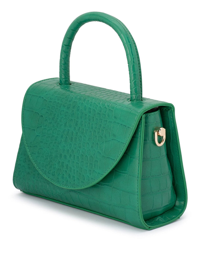 Green $|& Olga Berg Nadia Top Handle Bag - VOF Side