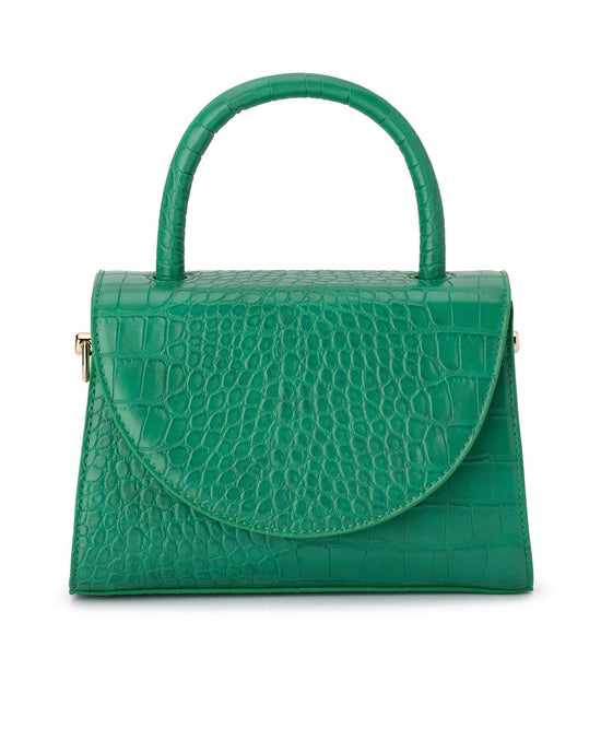 Green $|& Olga Berg Nadia Top Handle Bag - VOF Front