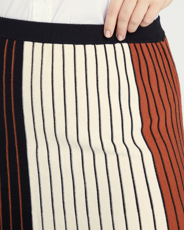 Black Multi $|& Gilli Colorblock Knit Maxi Skirt - SOF Detail