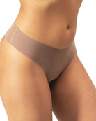 Dark Neutrals Tan/Mocha/Black $|& Panty Promise Low Rise Thong Pack - VOF Side