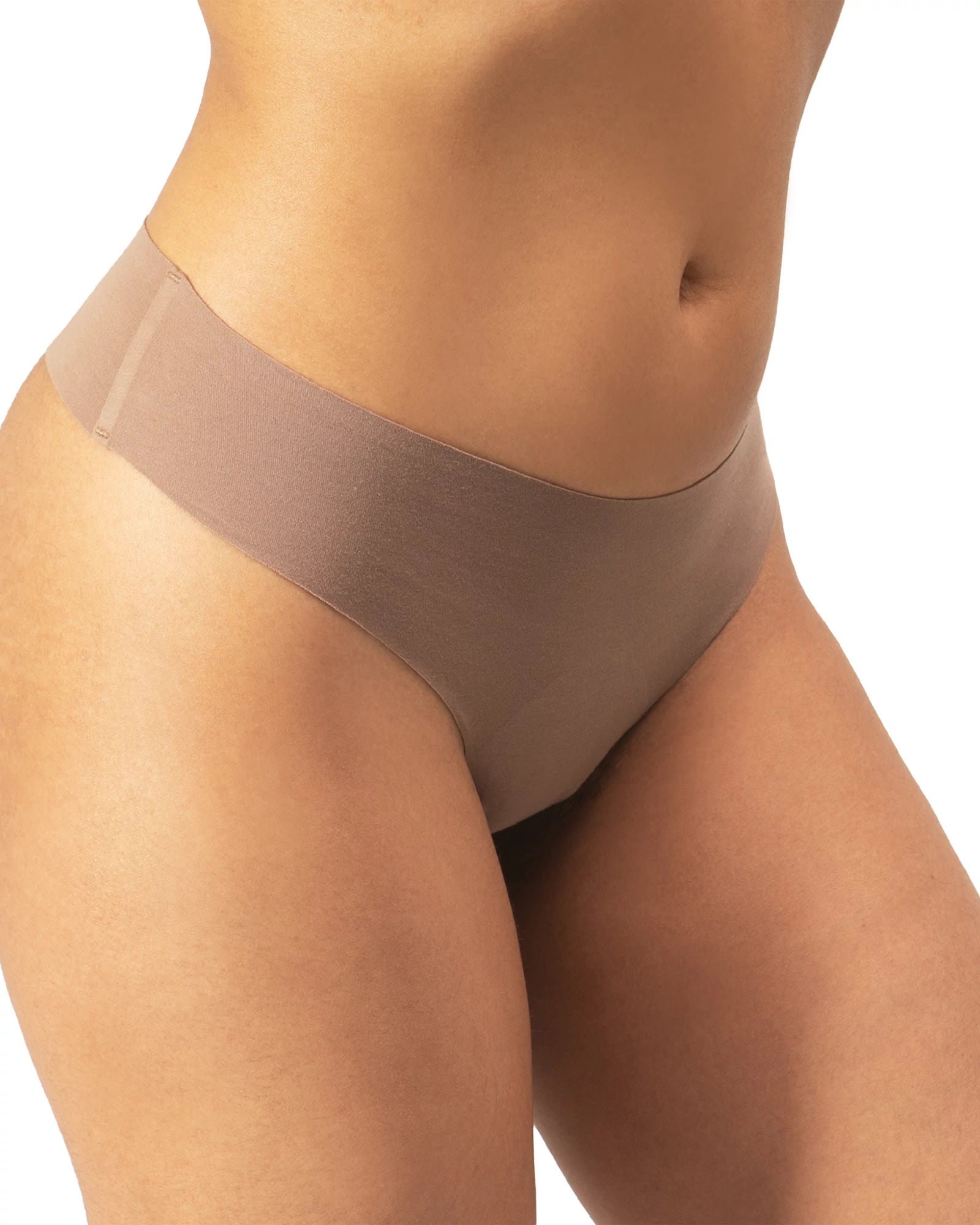 Dark Neutrals Tan/Mocha/Black $|& Panty Promise Low Rise Thong Pack - VOF Side