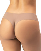 Dark Neutrals Tan/Mocha/Black $|& Panty Promise Low Rise Thong Pack - VOF Back