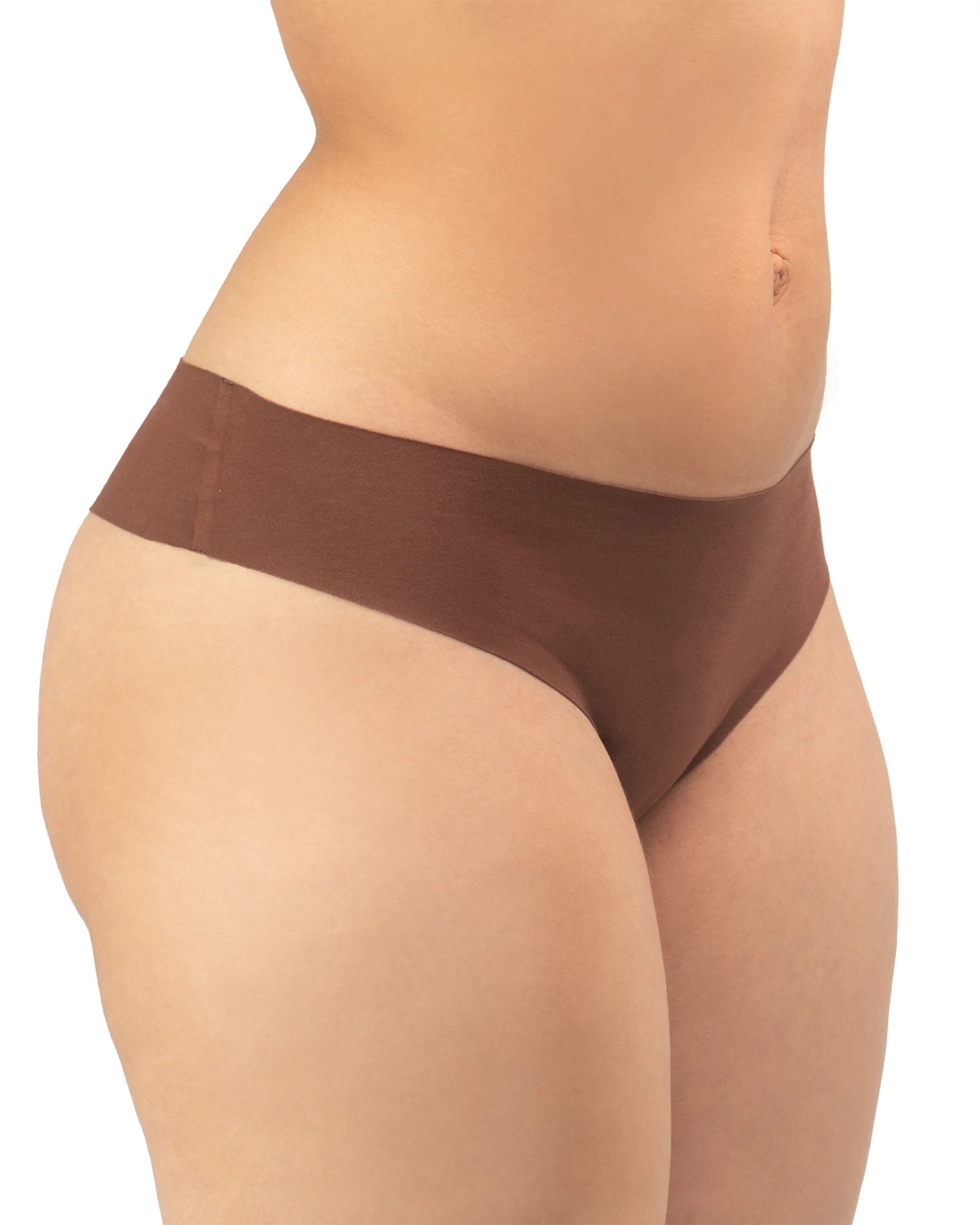 Dark Neutrals Tan/Mocha/Black $|& Panty Promise Low Rise Thong Pack - VOF Side