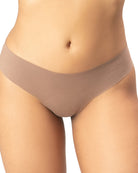 Dark Neutrals Tan/Mocha/Black $|& Panty Promise Low Rise Thong Pack - VOF Front