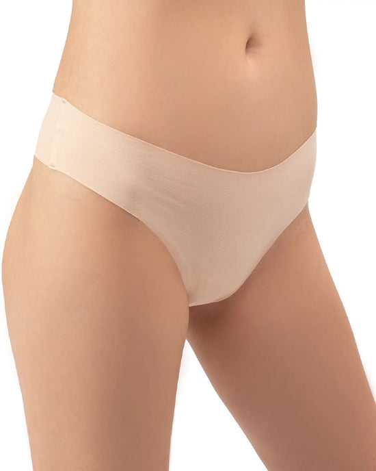 Light Neutrals White/Pale/Sand $|& Panty Promise Low Rise Thong Pack - VOF Front
