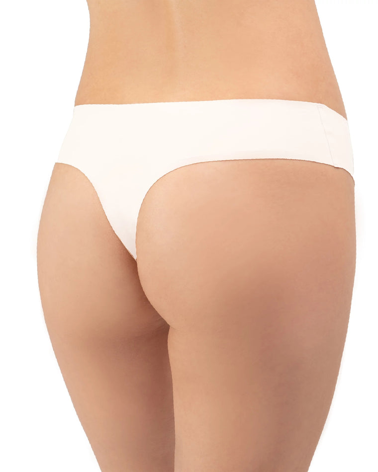 Light Neutrals White/Pale/Sand $|& Panty Promise Low Rise Thong Pack - VOF Back