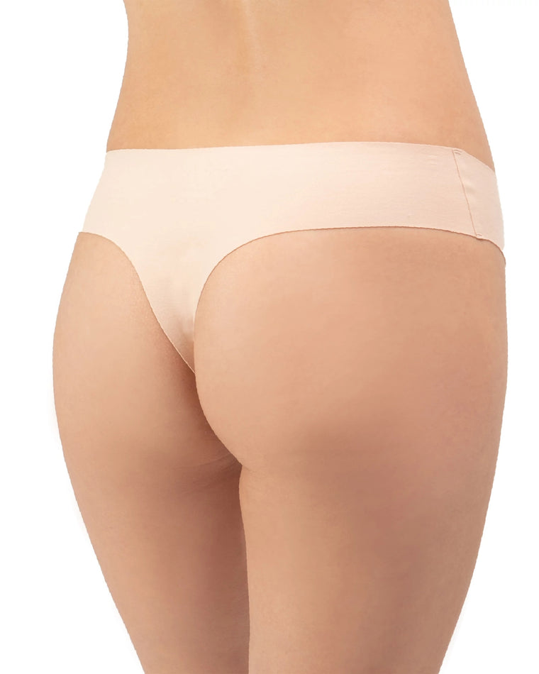 Light Neutrals White/Pale/Sand $|& Panty Promise Low Rise Thong Pack - VOF Back