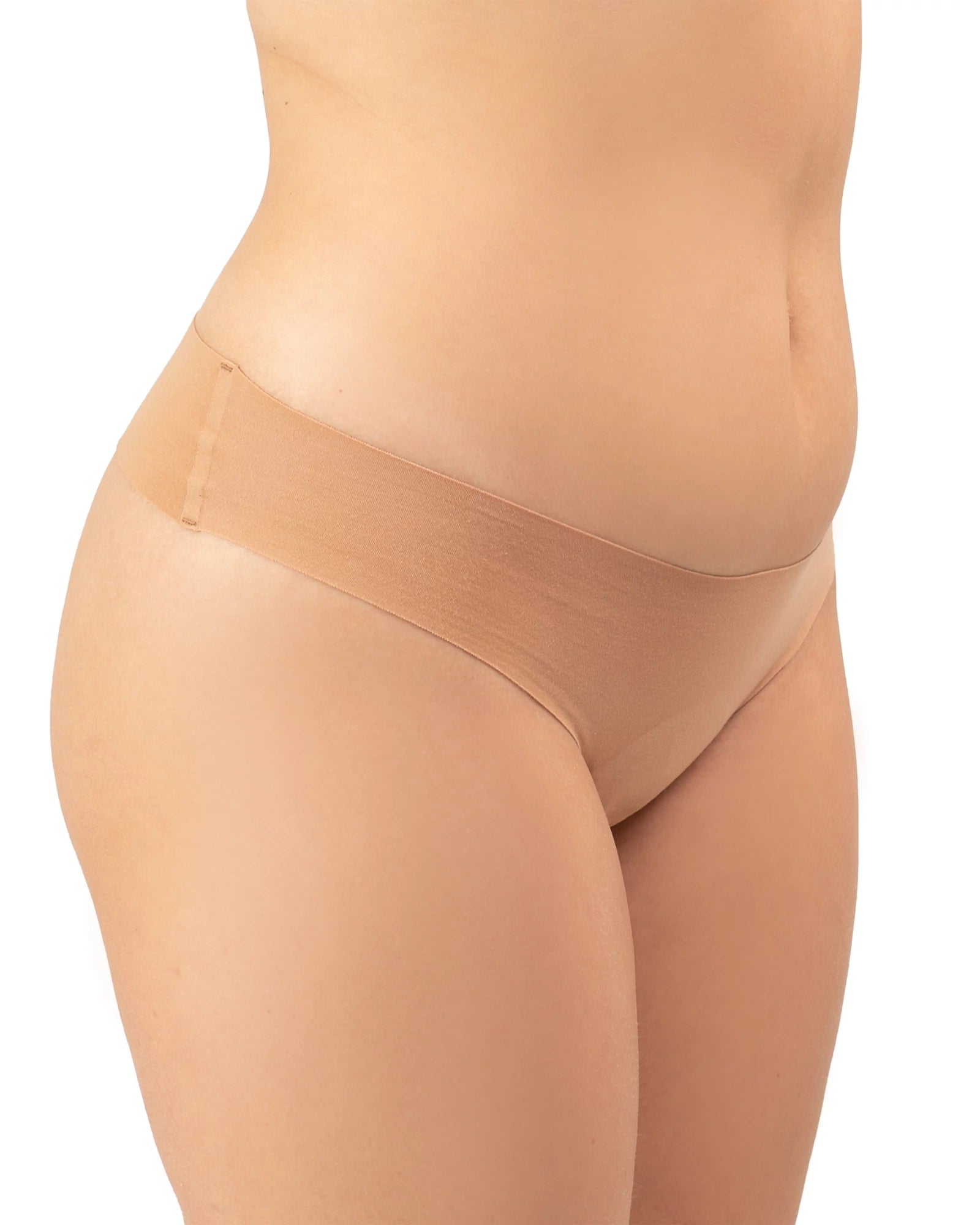 Light Neutrals White/Pale/Sand $|& Panty Promise Low Rise Thong Pack - VOF Side