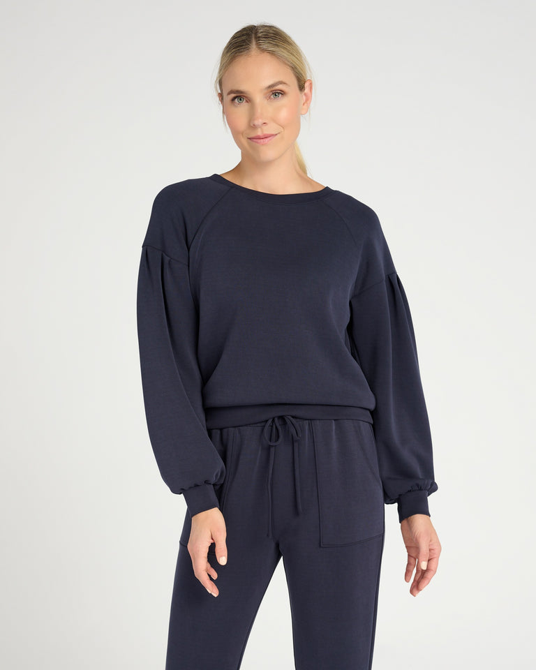 Pleated Pullover