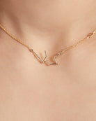 Gold $|& Sterling Forever Station Constellation Pendant Necklace - SOF Front