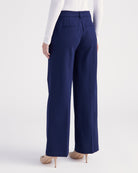 Cadet Blue $|& Liverpool Kelsey Wide Leg Trouser - SOF Back