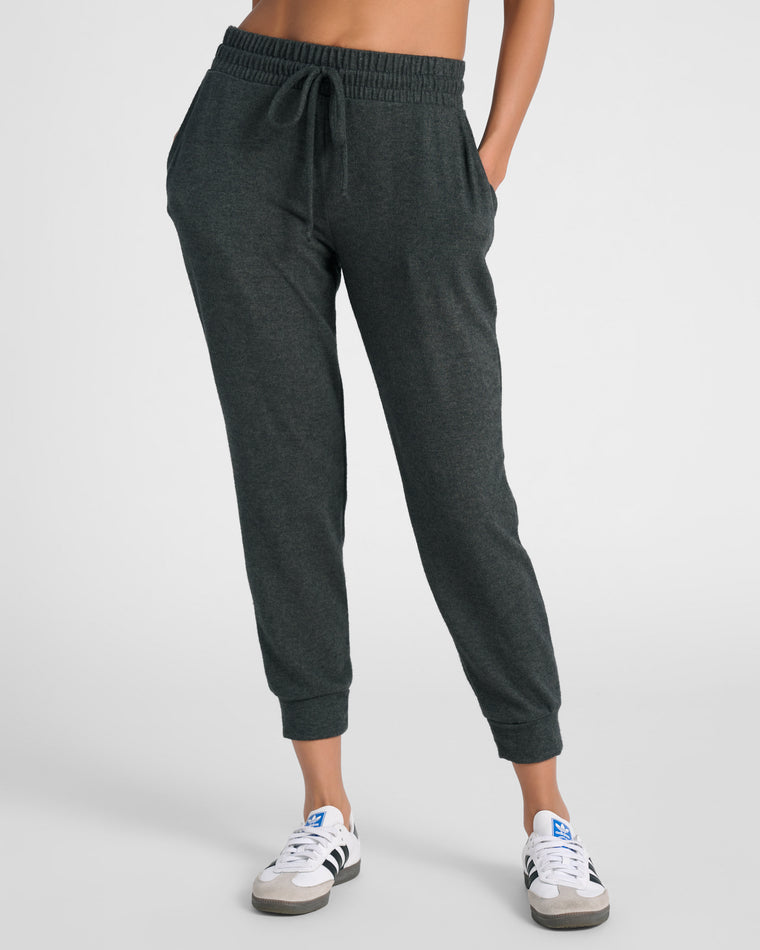Charcoal $|& Interval Cashmere-Like Flex Jogger - SOF Front